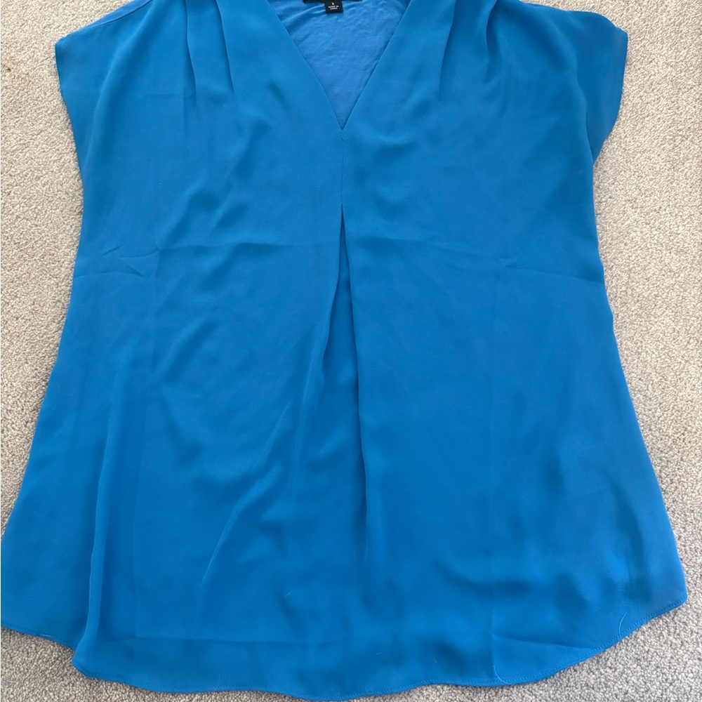 INC International Concepts Vibrant Blue Blouse